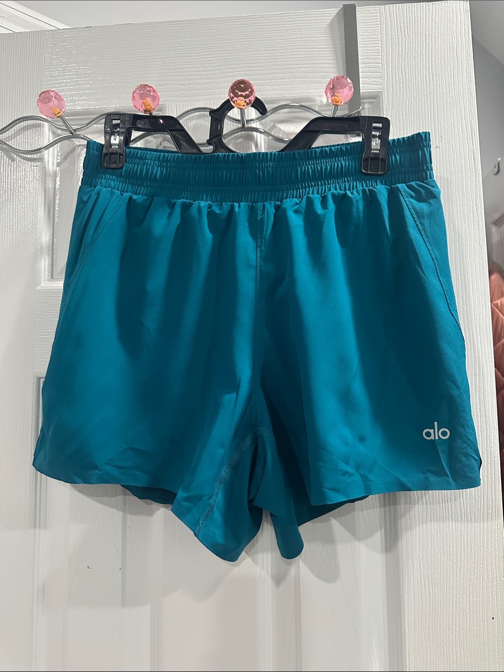 ALO Yoga Teal Athletic Shorts